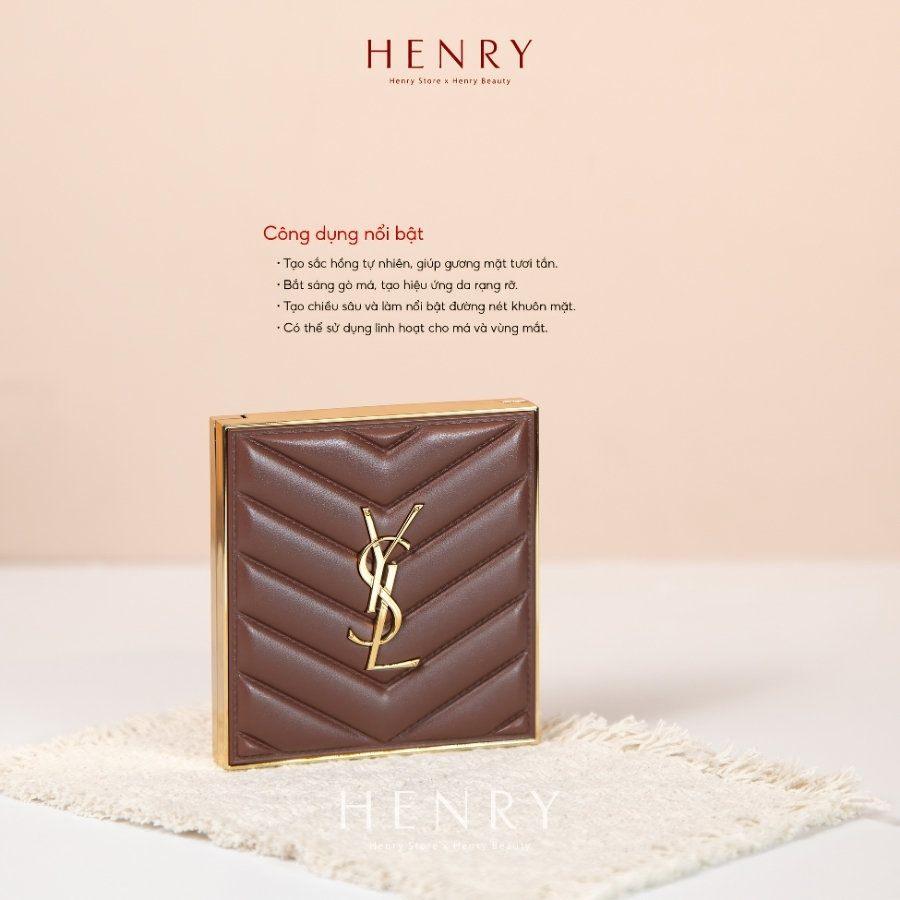 Phấn Má Hồng YSL Couture Face Palette Brewed Reflections Light To Medium 27g Tone 01 – Trang Điểm Tự Nhiên, Tạo Hiệu Ứng Gương Mặt Rạng Rỡ
