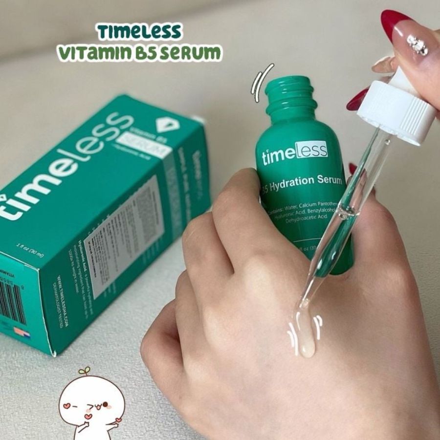 [Hàng Công Ty] Serum Phục Hồi & Cấp Ẩm Timeless Vitamin B5 + Hyaluronic Acid 30ml