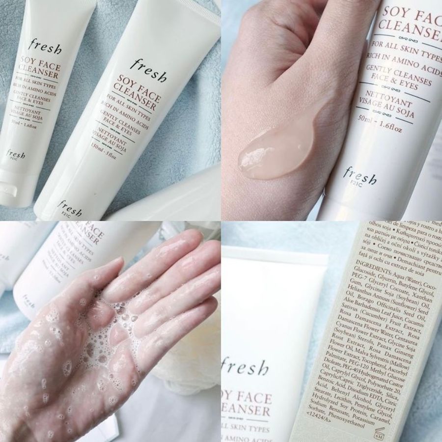 Sữa Rửa Mặt Đậu Nành Fresh Soy Face Cleanser 50ml