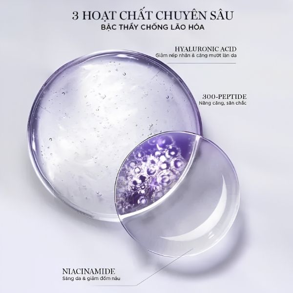 Kem Dưỡng Lancôme Tím Rénergie H.P.N. 300-Peptide Cream 15ml – Dưỡng Săn Chắc, Hỗ Trợ Cải Thiện Nếp Nhăn & Đốm Nâu