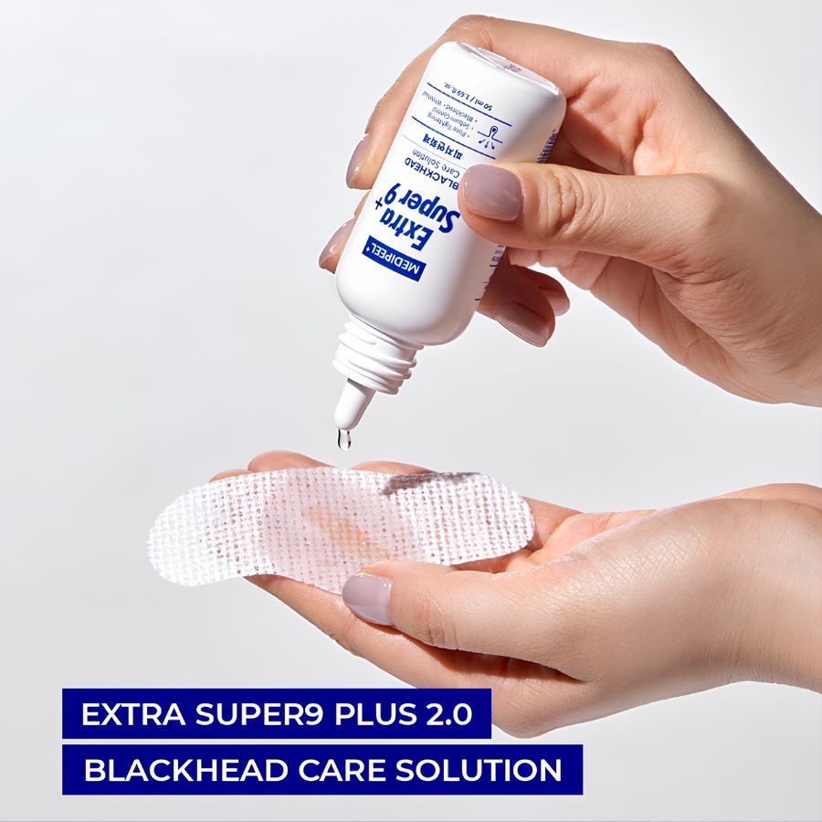 Dung Dịch Ủ Mụn Medi-Peel Extra Super 9 Blackhead Care Solution 50ml Sạch Sâu Mụn Đầu Đen & Se Khít Lỗ Chân Lông