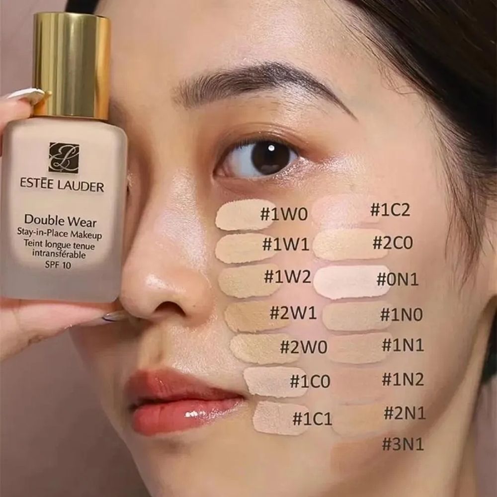 [Mini size] Kem Nền Estee Lauder Double Wear Stay-in-Place SPF10, Tone 1W1 Bone, Lớp Nền Hoàn Hảo Suốt 24 Giờ