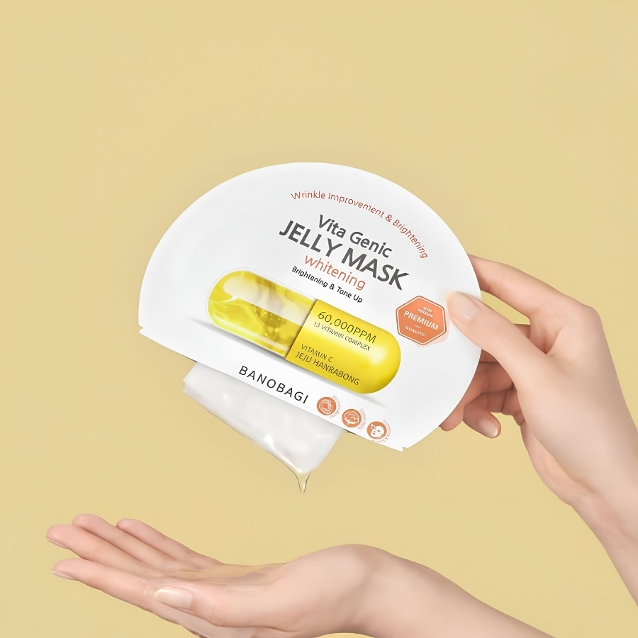 Mặt Nạ Banobagi Whitening – Vita Genic Jelly Mask Whitening Brightening & Tone Up 30g