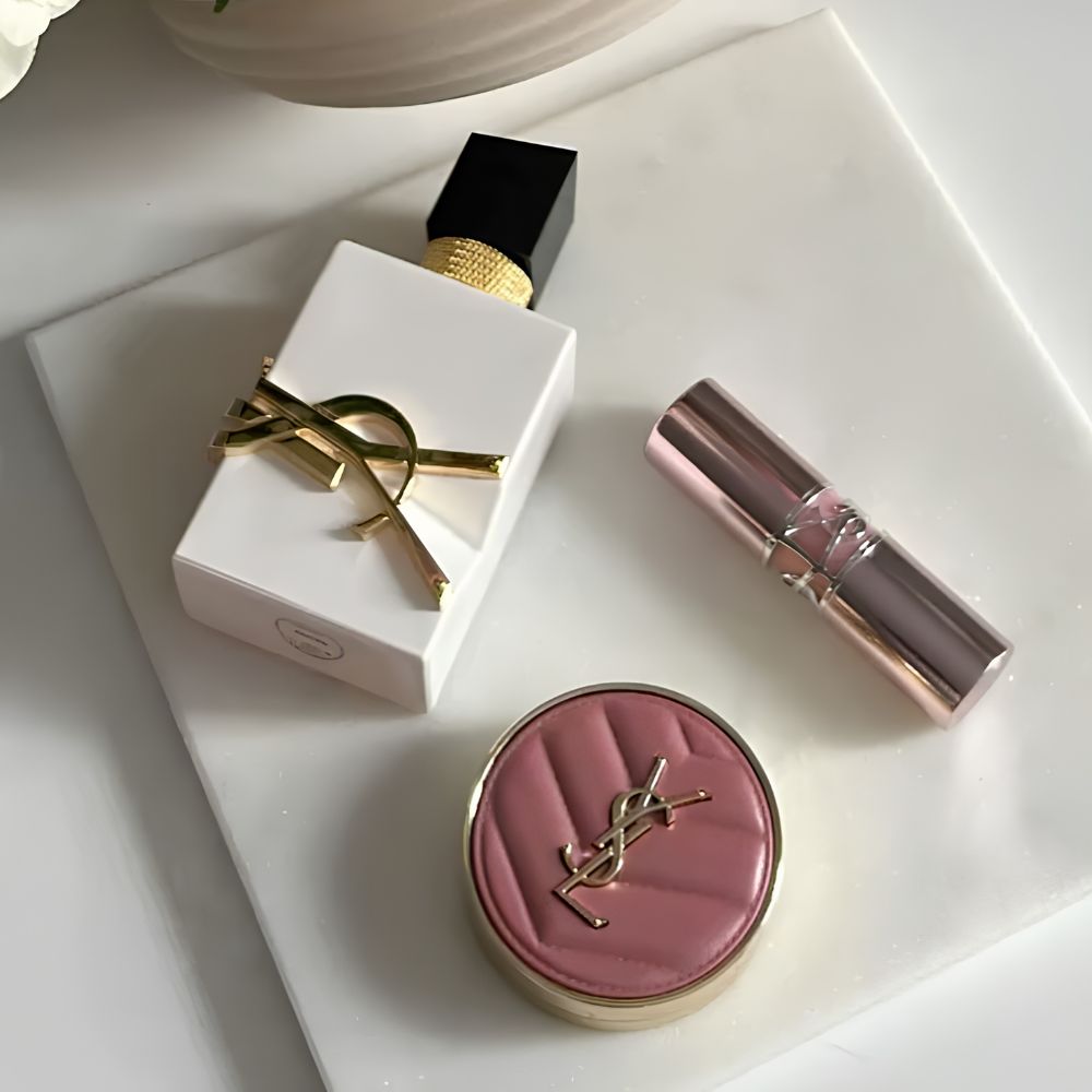 Phấn Má Hồng Yves Saint Laurent YSL Make Me Blush Bold Blurring 44 Nude Lavalliere Màu Hồng Đào