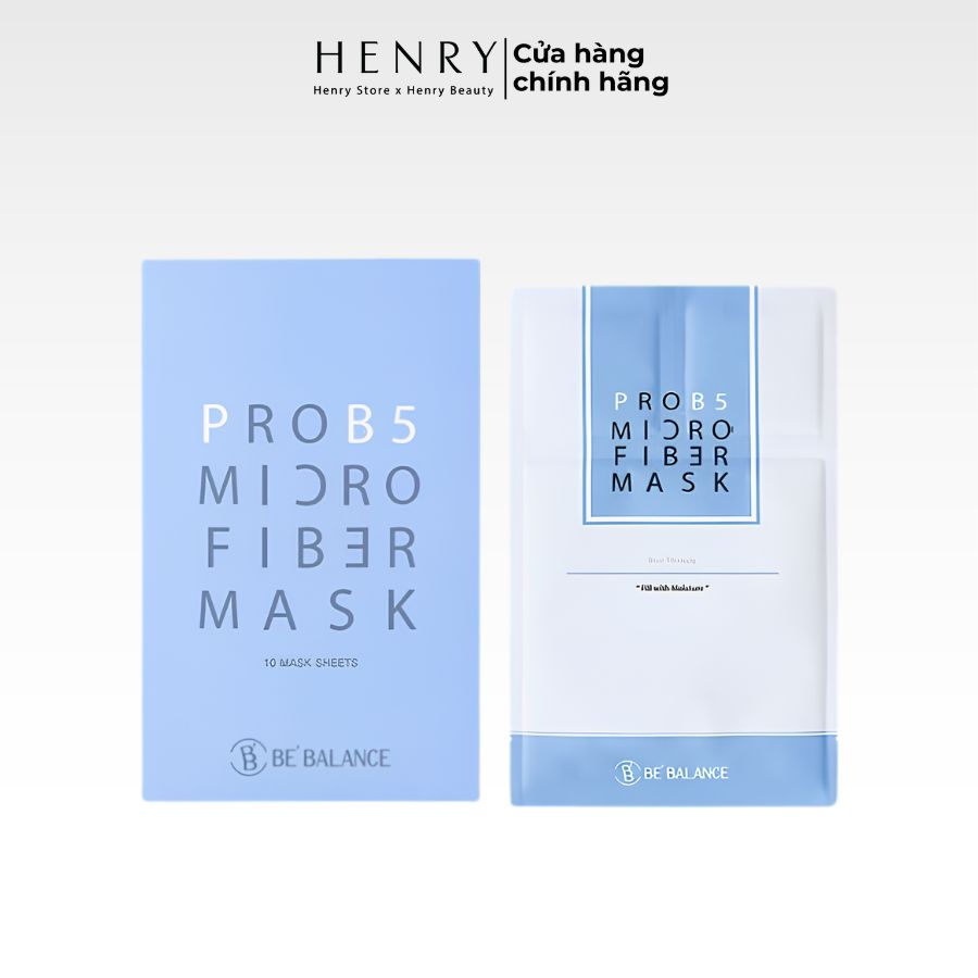 [Hàng Công Ty] Mặt Nạ Sợi Mảnh Be'Balance Micro Fiber Mask Phục Hồi & Trắng Sáng