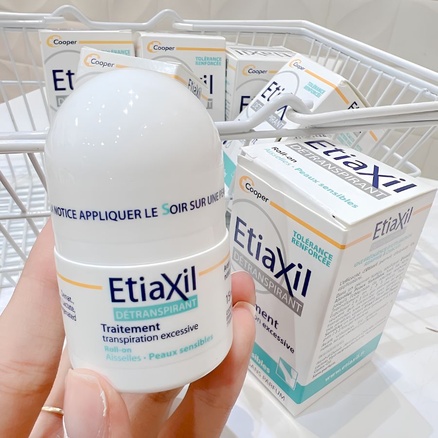 Lăn Khử Mùi EtiaXil Detranspirant Peaux Sensibles 15ml Cho Da Nhạy Cảm