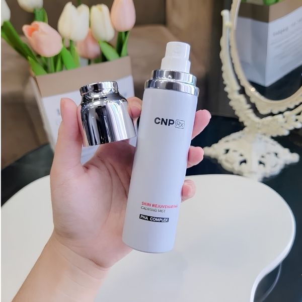 Xịt Khoáng CNP Rx Skin Rejuvenating Calming Mist PHA Complex 70ml – Cấp Ẩm, Làm Dịu Da & Hỗ Trợ Trẻ Hóa Làn Da