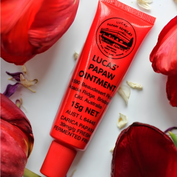 Son Dưỡng Môi Lucas' Papaw Ointment 15g – Dưỡng Ẩm, Làm Dịu Môi Khô Nứt Nẻ