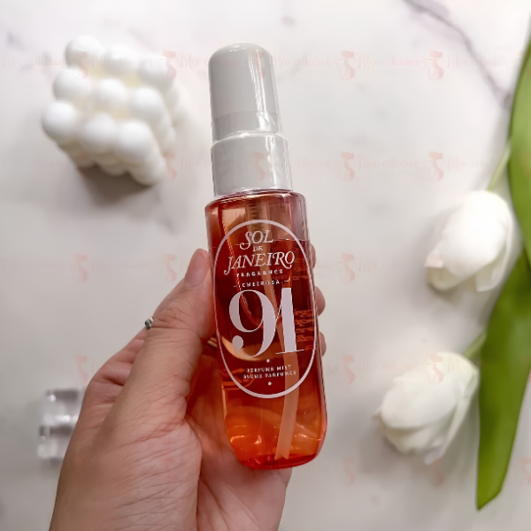 [Hàng Xách Tay] Xịt Thơm Tóc & Body Sol de Janeiro Cheirosa 91 Rosa Charmosa 90ml – Hương Hoa Hồng Thanh Lịch, Nữ Tính