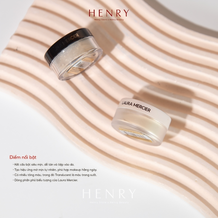 [Mini] Phấn Phủ Laura Mercier Translucent Loose Setting Powder 1.5g – Phấn Phủ Bột Mịn, Kiềm Dầu & Cố Định Lớp Makeup