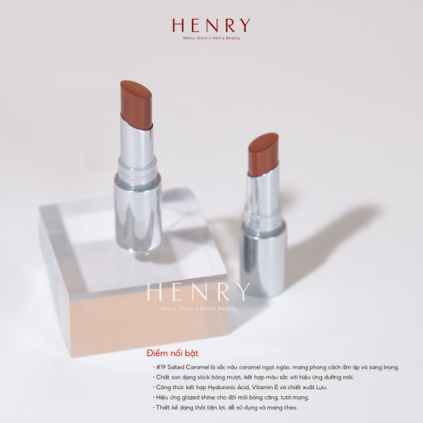 [Mini] Son Dưỡng YSL Loveshine Candy Glaze #19 Salted Caramel – Nâu Caramel Bóng Mọng