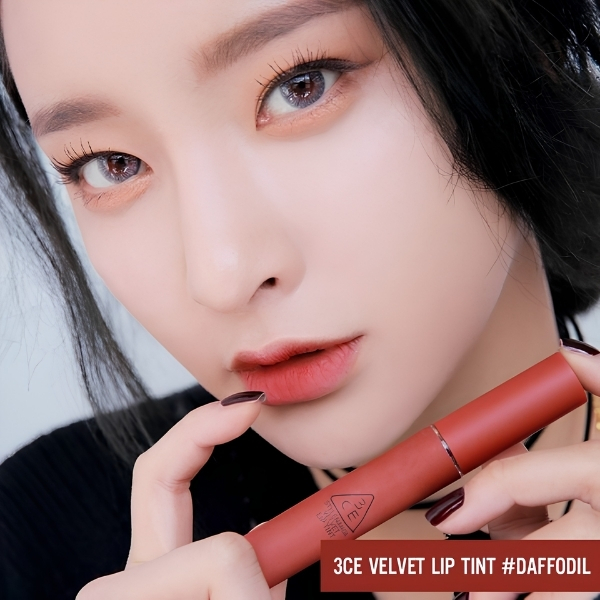 [Mini] Son 3CE Velvet #03 Daffodil 1.5g – Đỏ Đất Thời Thượng