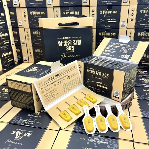 Tinh Chất Nghệ Nano Curcumin 365 Premium Hàn Quốc 32 Tép – Curcumin Nano Hỗ Trợ Sức Khỏe & Làm Đẹp