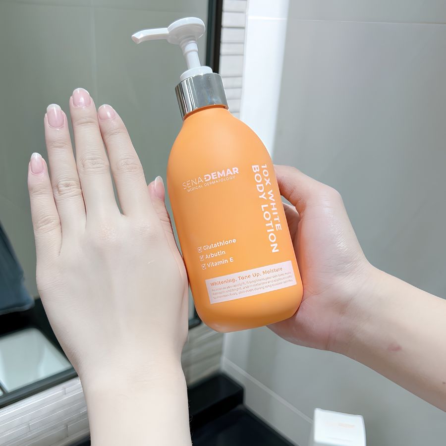 Dưỡng Thể Trắng Da Senademar 10x White Body Lotion Hàn Quốc 300ml