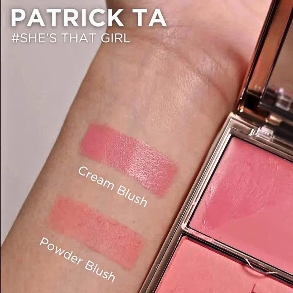 [Fullsize/ Minisize] Phấn Má Hồng Patrick Ta Double Take Creme & Powder Blush