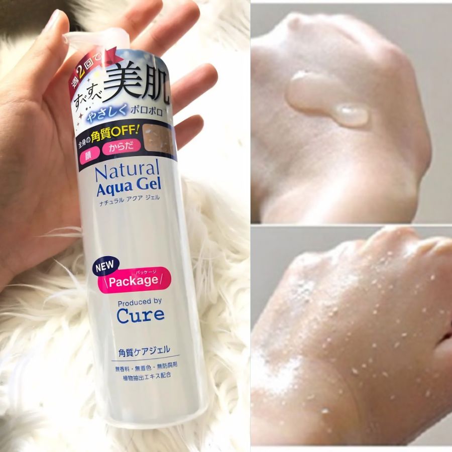 [Hàng Công Ty] Tẩy Da Chết Cure Natural Aqua Gel 100g Dịu Nhẹ & An Toàn