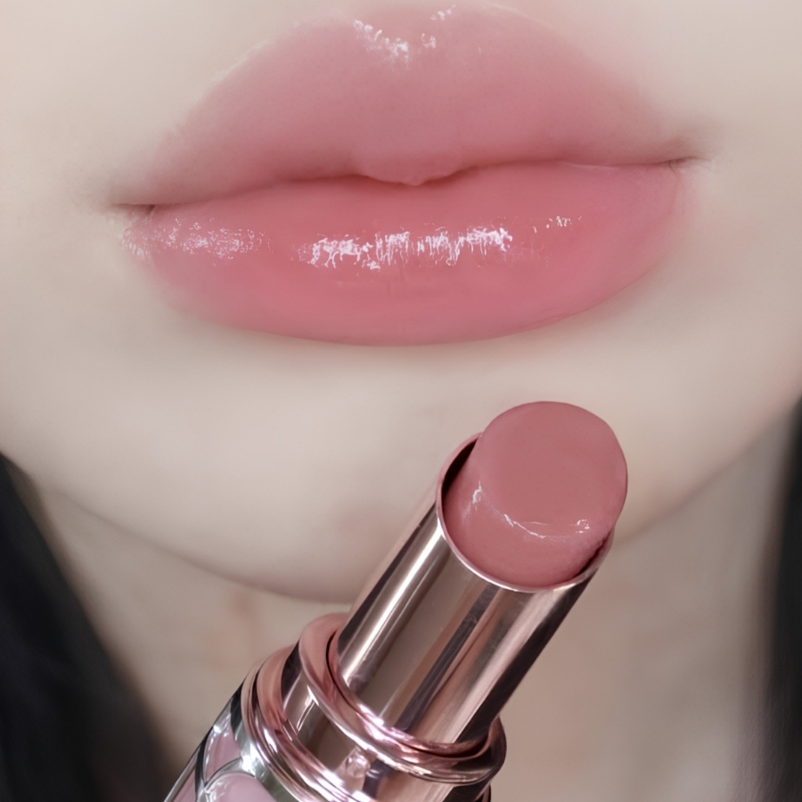 Son YSL Yves Saint Laurent Loveshine Candy Glow #44B Nude Lavalliere 3.1g - Màu Hồng Nude Tự Nhiên, Căng Bóng