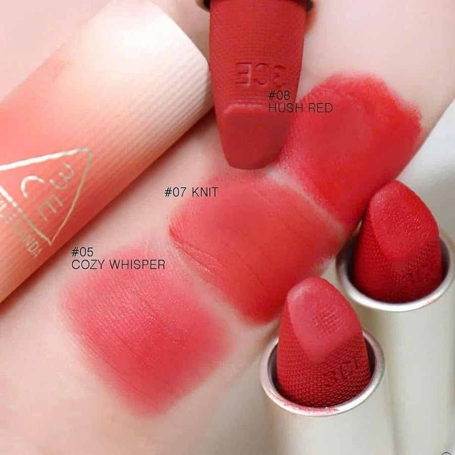 [Mini] Son Thỏi 3CE Cashmere Hug Lipstick Tone #07 Knit 1.5g