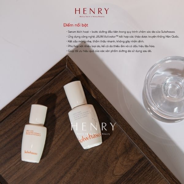 [Xách Tay] Tinh Chất Sulwhasoo First Care Activating Serum VI 15ml Giúp Làn Da Khỏe Mạnh, Căng Mịn