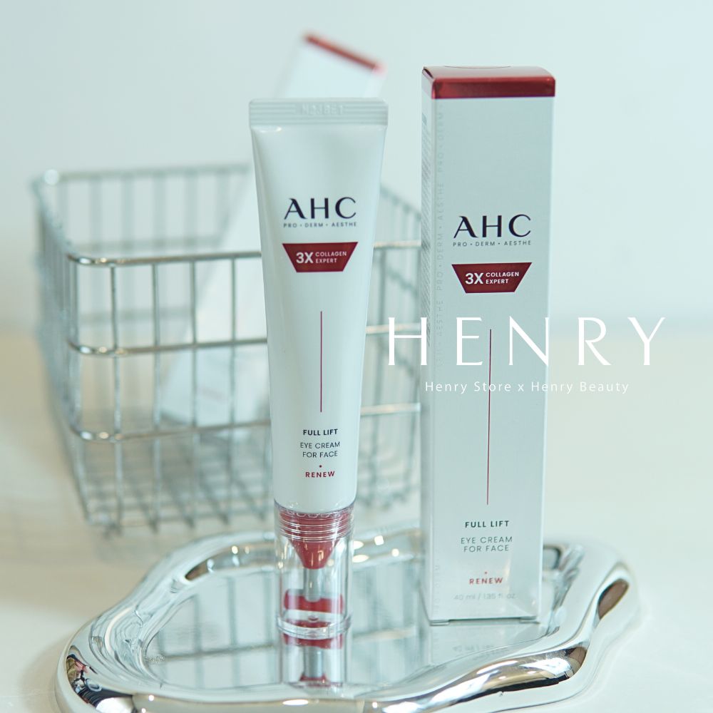 Kem Dưỡng Hỗ Trợ Trẻ Hóa Da Mặt Và Mắt AHC 3X Collagen Exoert Full Lift Eye Cream For Face 40ml