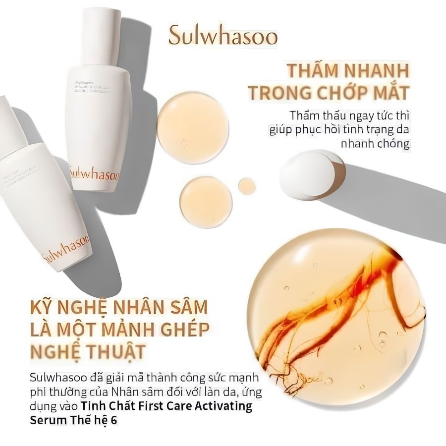 [Minisize] Serum Sulwhasoo First Care Activating Serum 8ml – Tinh Chất Mở Đầu Dưỡng Da, Hỗ Trợ Cấp Ẩm Và Chống Lão Hóa