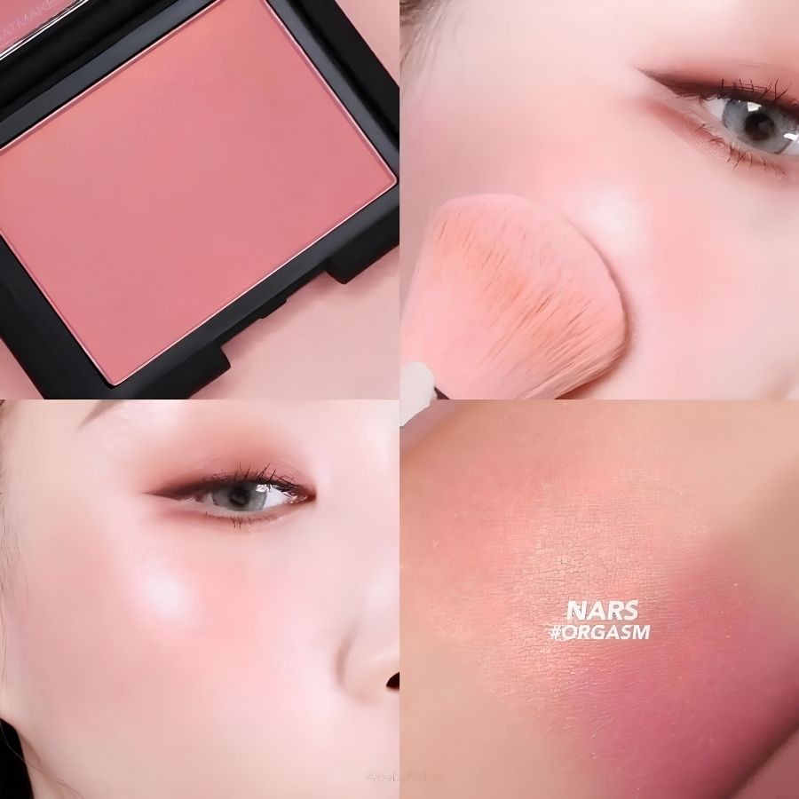 [Minisize] Phấn Má Hồng NARS Powder Blush #Orgasm Rush 2.5g – Sắc Hồng Đào Rạng Rỡ Cho Gương Mặt Tươi Tắn Tự Nhiên
