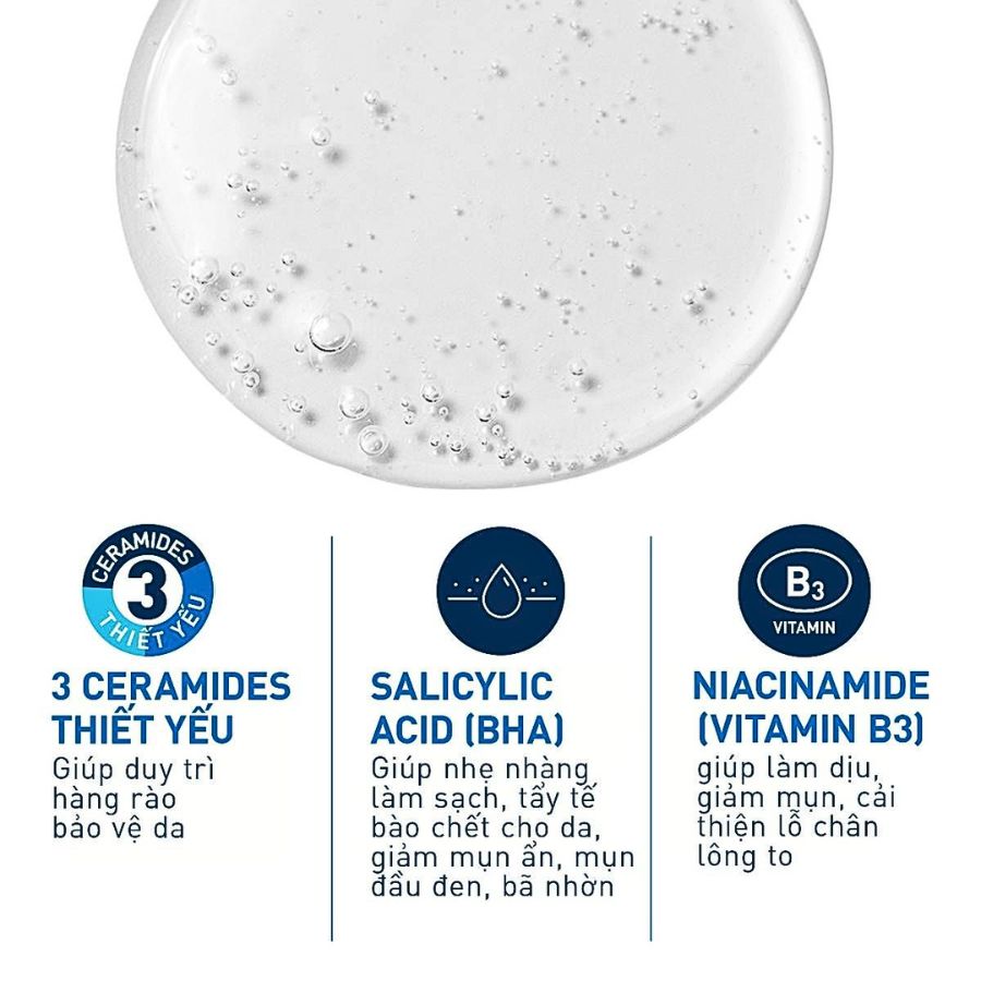 [Hàng Công Ty] Sữa Rửa Mặt CeraVe SA Smoothing Cleanser 236ml Giải Pháp Cho Da Sần Sùi, Mụn Ẩn