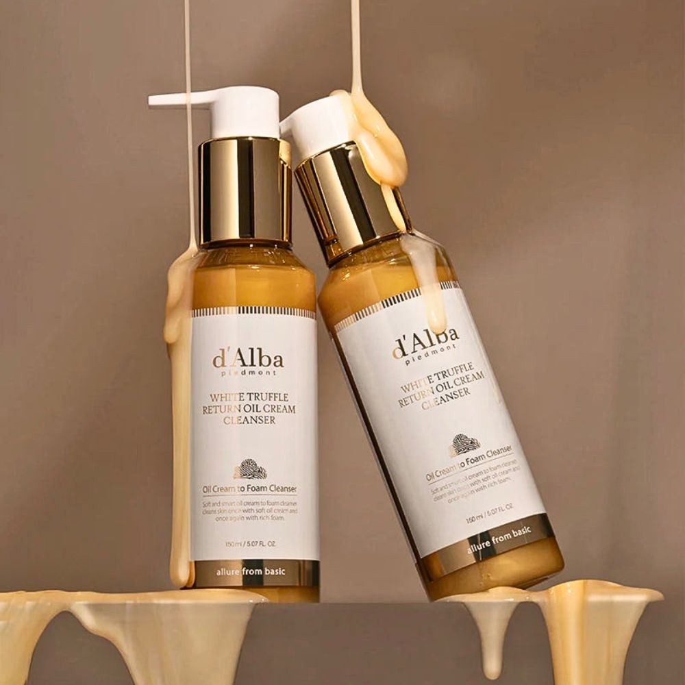 Sữa Rửa Mặt D'alba White Truffle Return Oil Cream 150ml Sạch Sâu, Cấp Ẩm