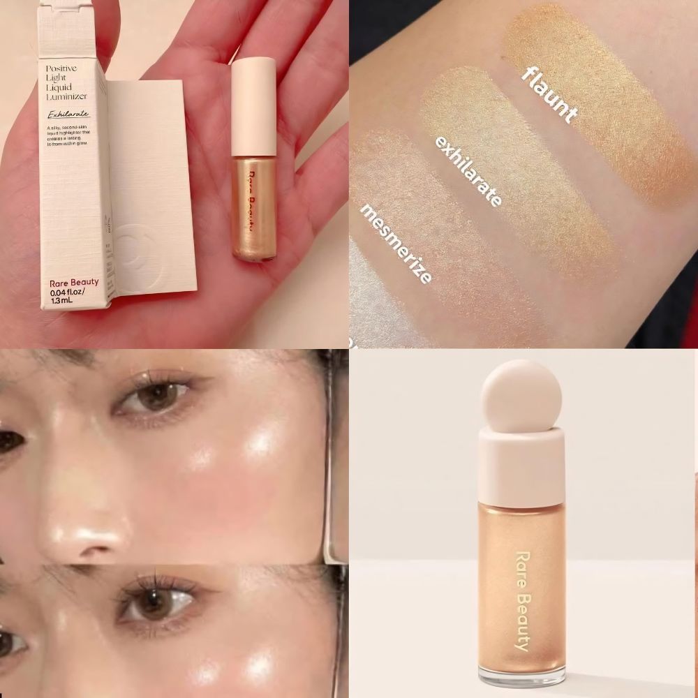[Mini] Kem Bắt Sáng Rare Beauty Positive Light Liquid Luminizer Tone #Exhilarate 1.3ml