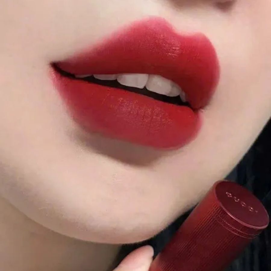 [Limited Edition] Son Thỏi Gucci Rouge À Lèvres Mat #509 Rosso Ancora Vỏ Đỏ