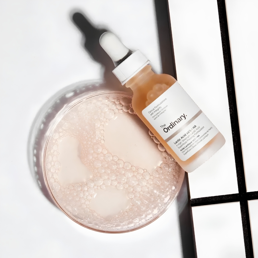 Serum The Ordinary Lactic Acid 5% + HA 30ml – Tẩy Tế Bào Chết Hóa Học, Hỗ Trợ Làm Mịn Và Sáng Da