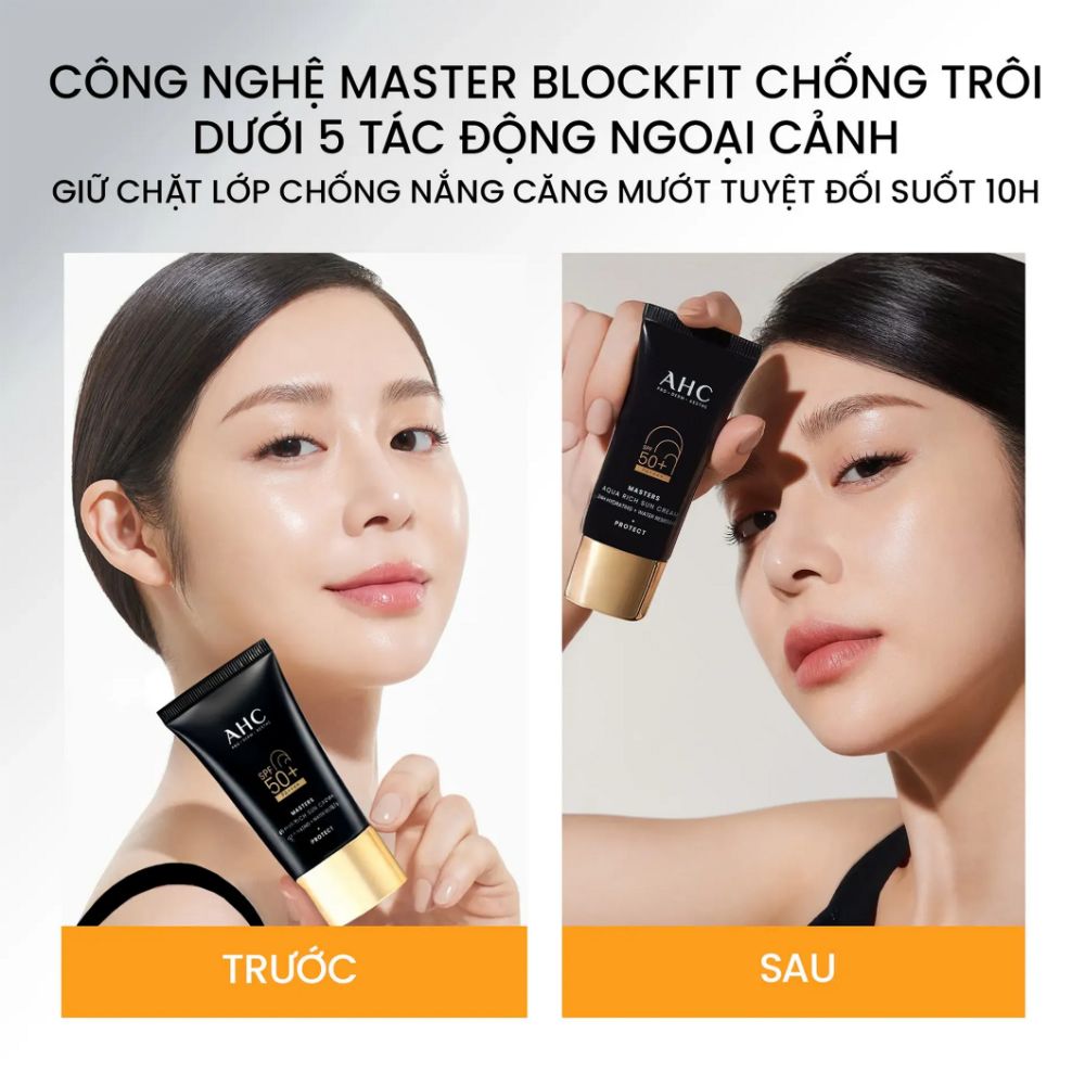 Kem Chống Nắng Phổ Rộng, Căng Bóng AHC Master Aqua Rich Sun Cream 30ml