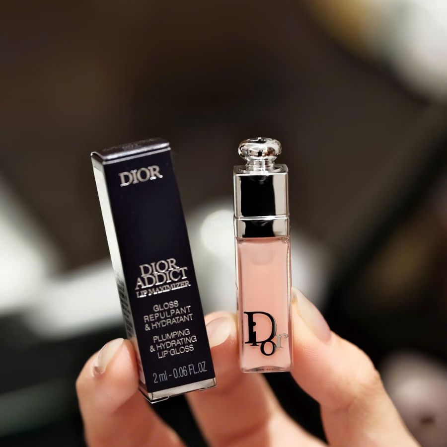 [Fullbox mini 2ml] Son Dưỡng Dior Addict Lip Maximizer 001 Pink Mini Màu Hồng