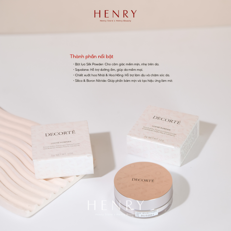 [Mini] Phấn Phủ Dạng Bột Decorté Loose Powder #00 Translucent 3g