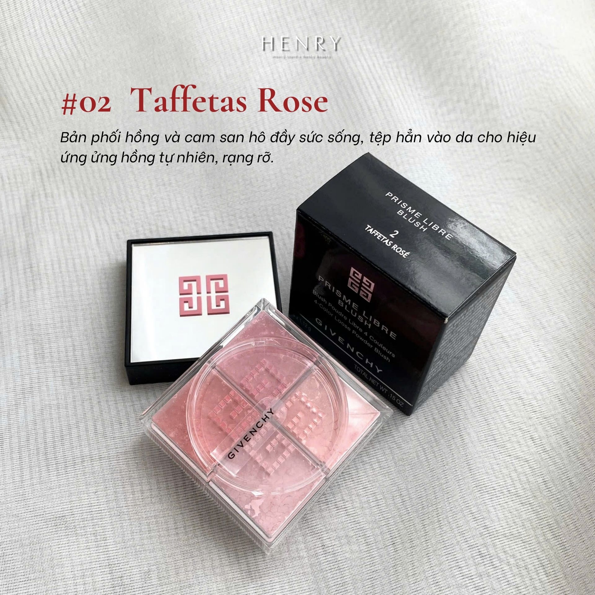 Bảng Phấn Má Hồng Givenchy Prisme Libre Blush 6g