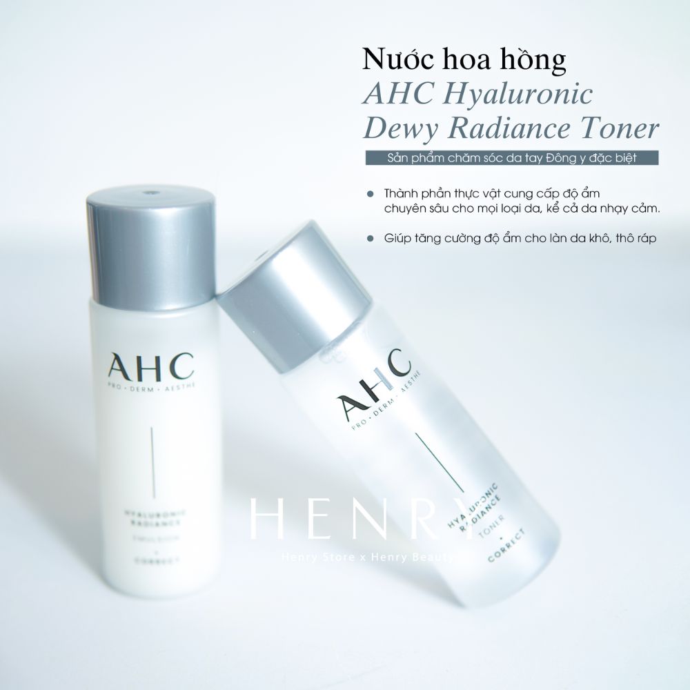 Set AHC Hyaluronic Dewy Radiance (100ml×2 + 30ml×2)