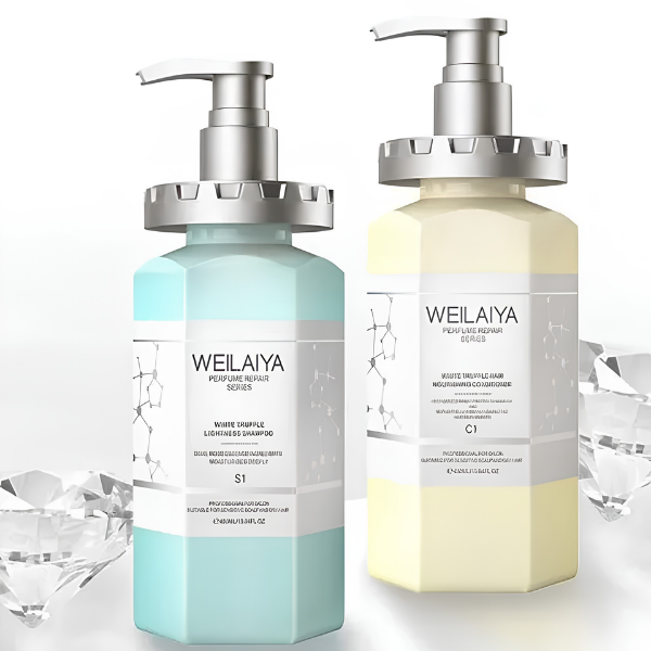 [Hàng Công Ty] Set Dầu Gội Xả Nấm Truffle Weilaiya 450ml x 2 – Phục Hồi Tóc Hư Tổn, Suôn Mượt Chuẩn Salon