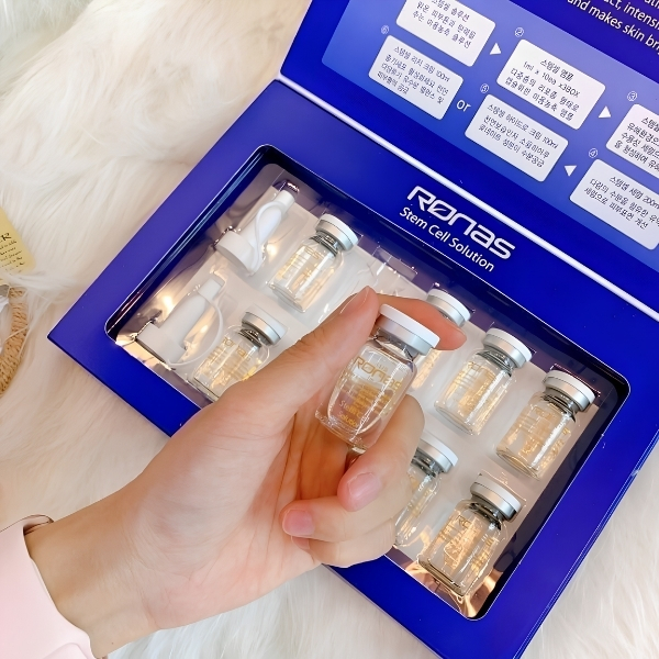 Set Serum Tế Bào Gốc Ronas Stem Cell Solution 5ml – Tinh Chất Chiết Xuất Thực Vật Hỗ Trợ Chăm Sóc Da