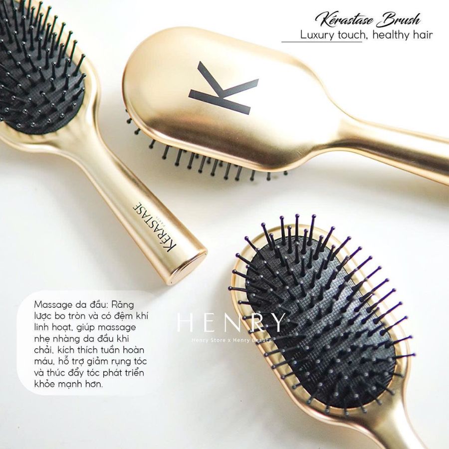 Lược Massage Gỗ Kérastase Gift Chăm Sóc Da Đầu & Chống Rối Tóc