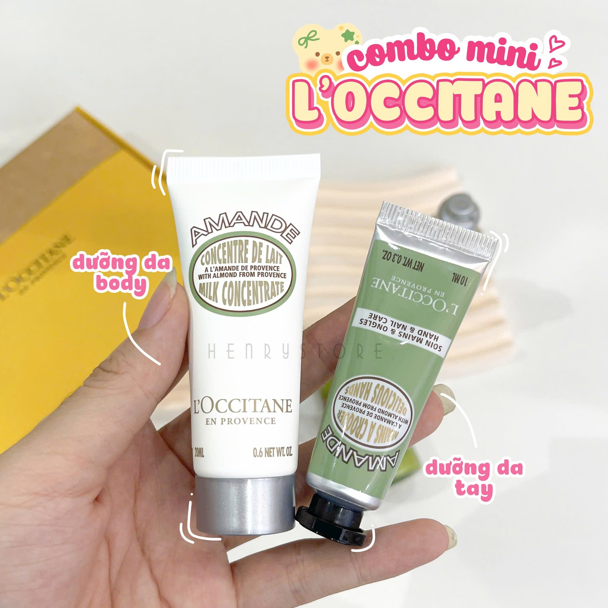 Set Quà Tặng L'Occitane Mini 5 Món
