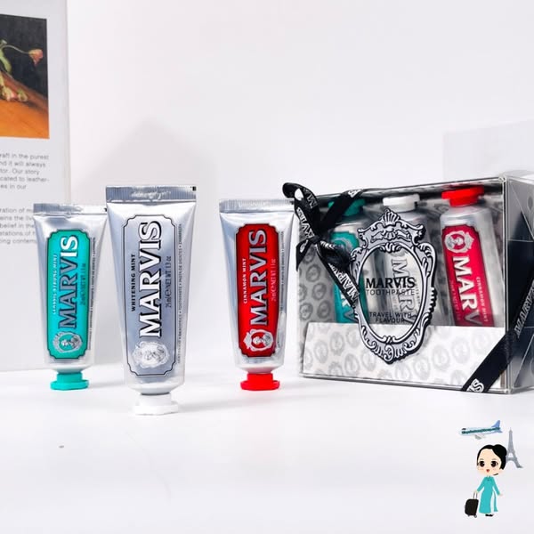 Bộ 3 Kem Đánh Răng Marvis Travel With Flavour 25ml
