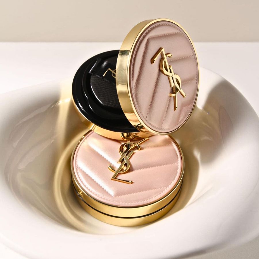 [Fullsize] YSL Touche Eclat Glow-Pact Cushion High Cover Mesh Foundation Tone B10 - B20 - BR20