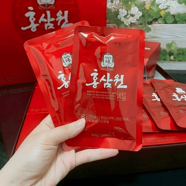 Nước Hồng Sâm KGC Korean Red Ginseng Drink (30 Gói x 70ml) – Bồi Bổ Sức Khỏe, Tăng Cường Sức Đề Kháng