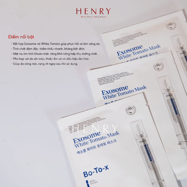Mặt Nạ DMCK Exosome White Tomato Mask – Dưỡng Sáng Da, Cấp Ẩm & Phục Hồi Chuyên Sâu