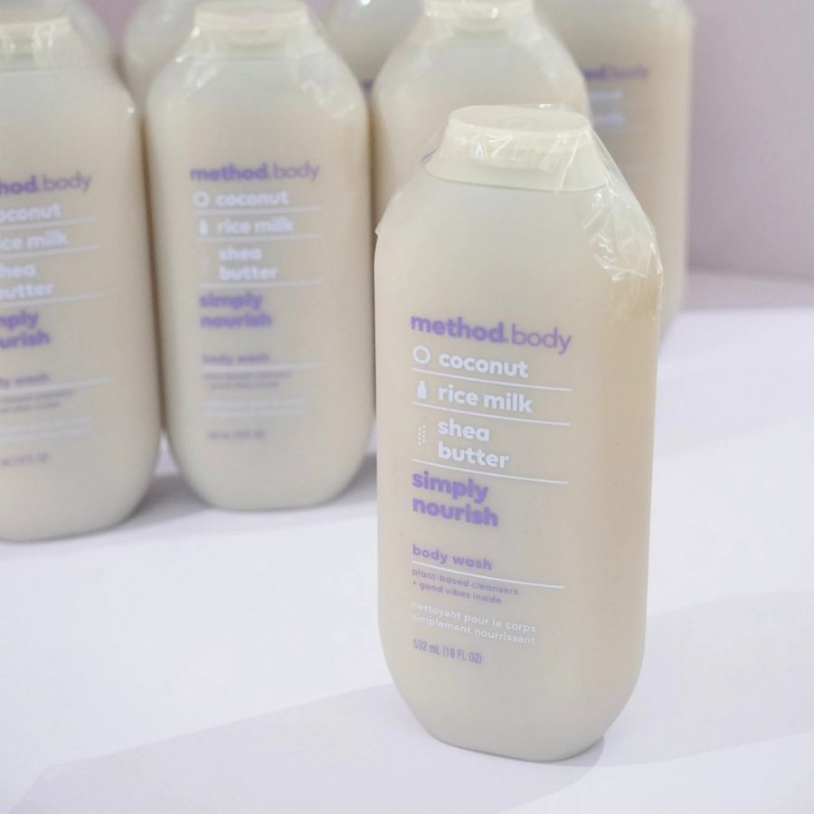 Sữa Tắm Method Simply Nourish Body Wash 532ml – Dưỡng Ẩm Từ Dừa & Sữa Gạo, Làm Sạch Dịu Nhẹ Cho Mọi Loại Da
