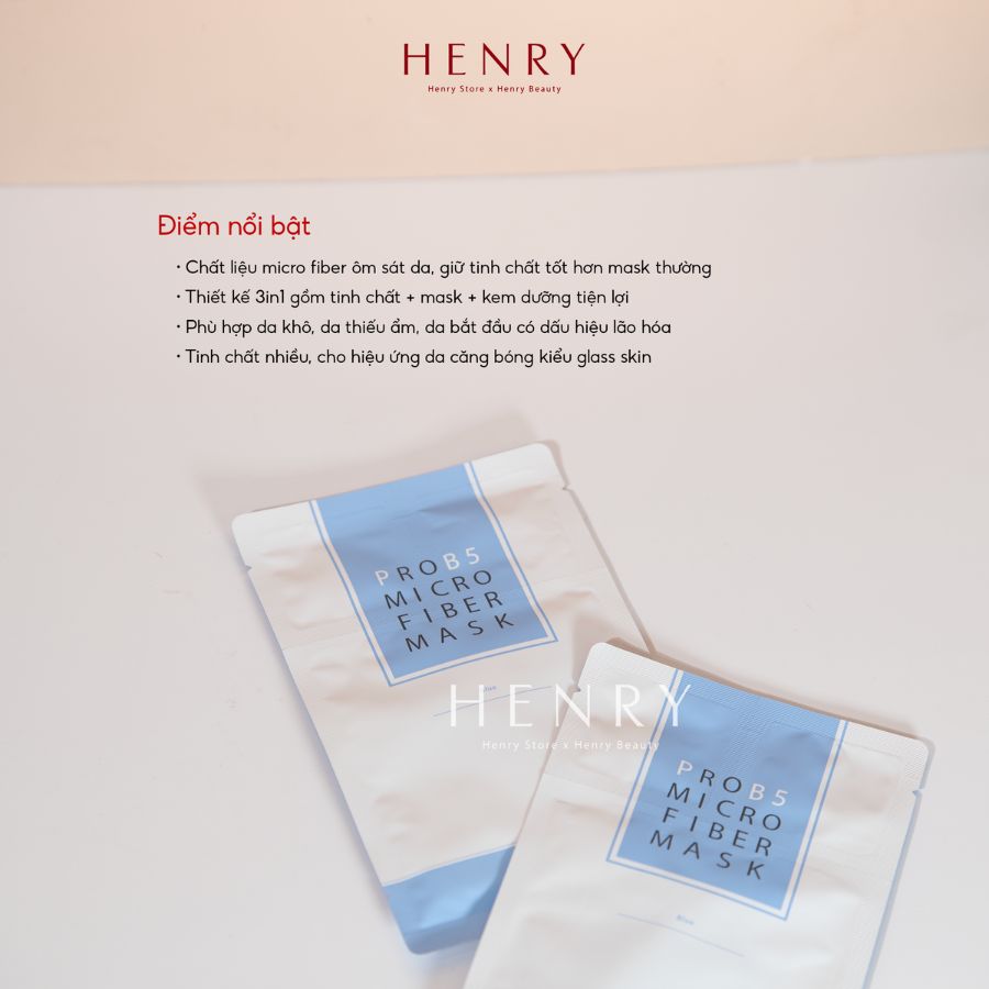 [Hàng Công Ty] Mặt Nạ Sợi Mảnh Be'Balance Micro Fiber Mask Phục Hồi & Trắng Sáng