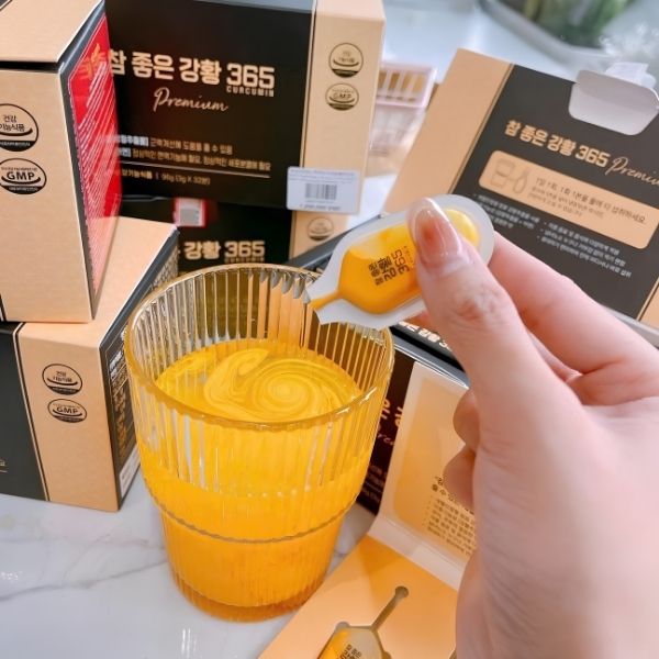 Tinh Chất Nghệ Nano Curcumin 365 Premium Hàn Quốc 32 Tép – Curcumin Nano Hỗ Trợ Sức Khỏe & Làm Đẹp