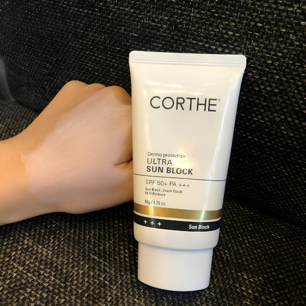 Kem Chống Nắng Corthe Dermo Protection Ultra Sun Block SPF50+ PA+++ 50g – Bảo Vệ Da Toàn Diện, Dịu Nhẹ Cho Mọi Loại Da