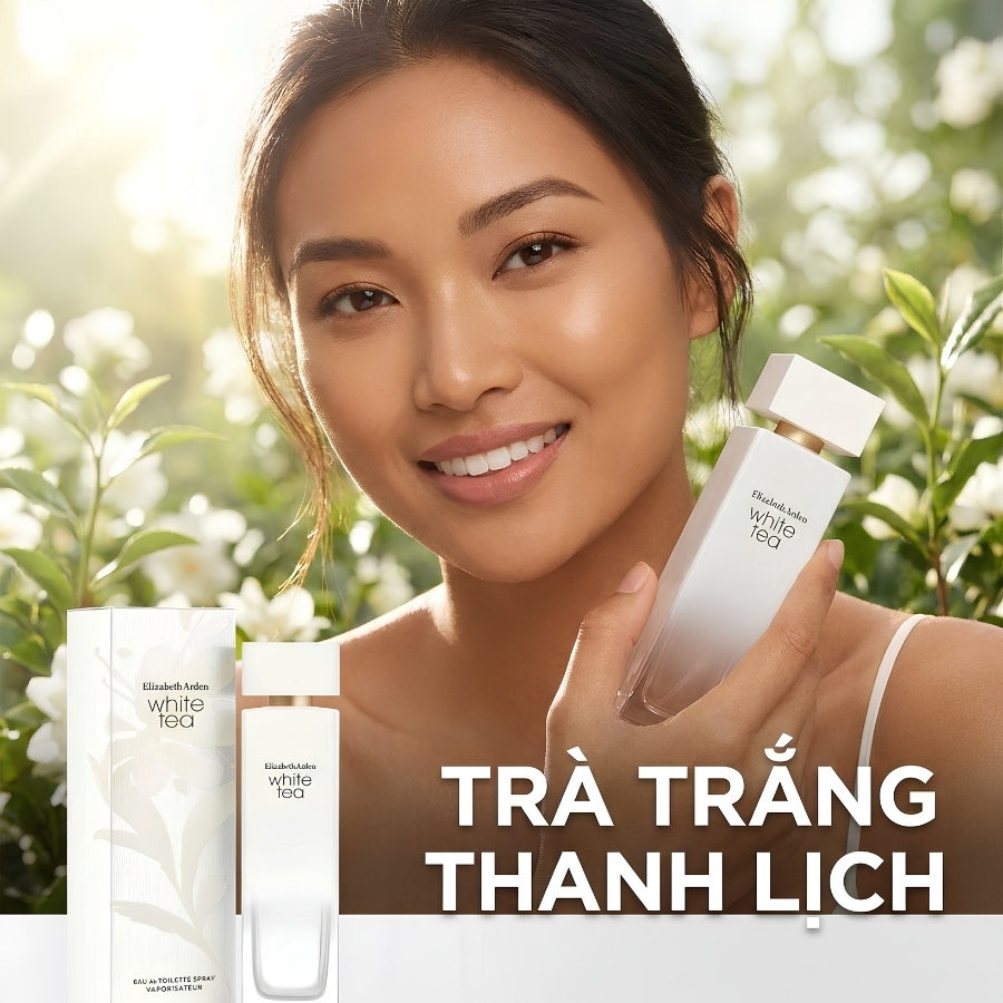 Nước Hoa Nữ Elizabeth Arden White Tea EDT Spray Vaporisateur 50ml – Hương Trà Trắng Thanh Khiết, Nhẹ Nhàng Và Tinh Tế