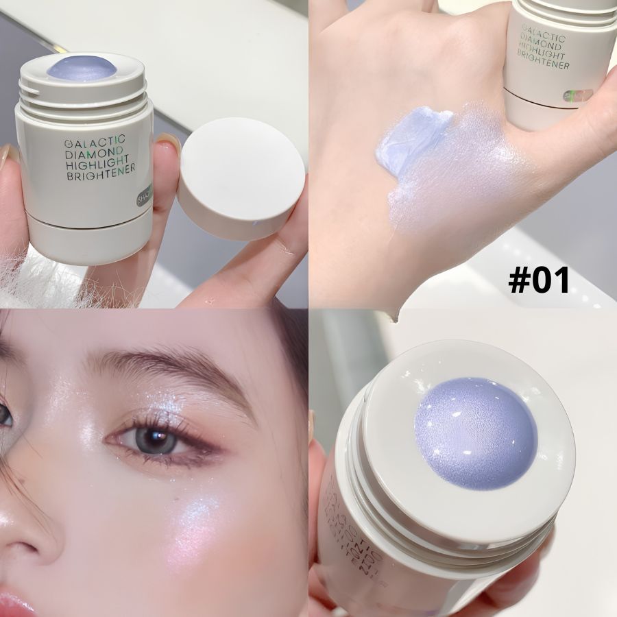 [Fullbox] Phấn Bắt Sáng Shaqinuo Galactic Diamond Highlighting Powder 15g